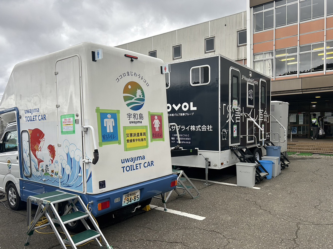 災害派遣車両トイレ